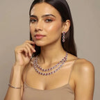 Seraphina Rhodium-Plated CZ Necklace