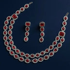 Seraphina Rhodium-Plated CZ Necklace