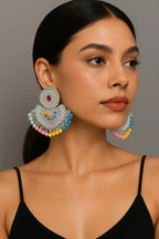 Rangriti Radiance Boho Statement Earrings